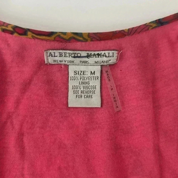 Alberto Makali boho orchid pattern mini dress Medium - Picture 7 of 7